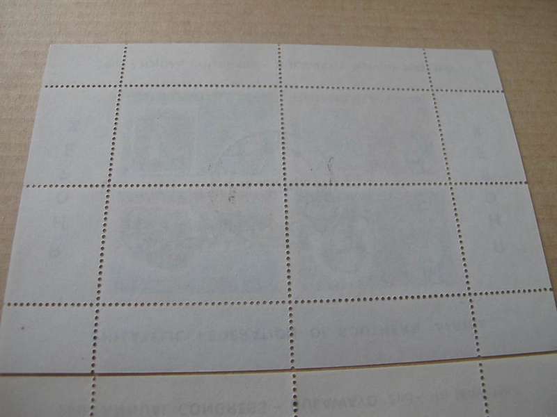 Rhodesia - 1966 Rhopex Miniature Sheets - Imperforate Left Side White and toned papers CTO